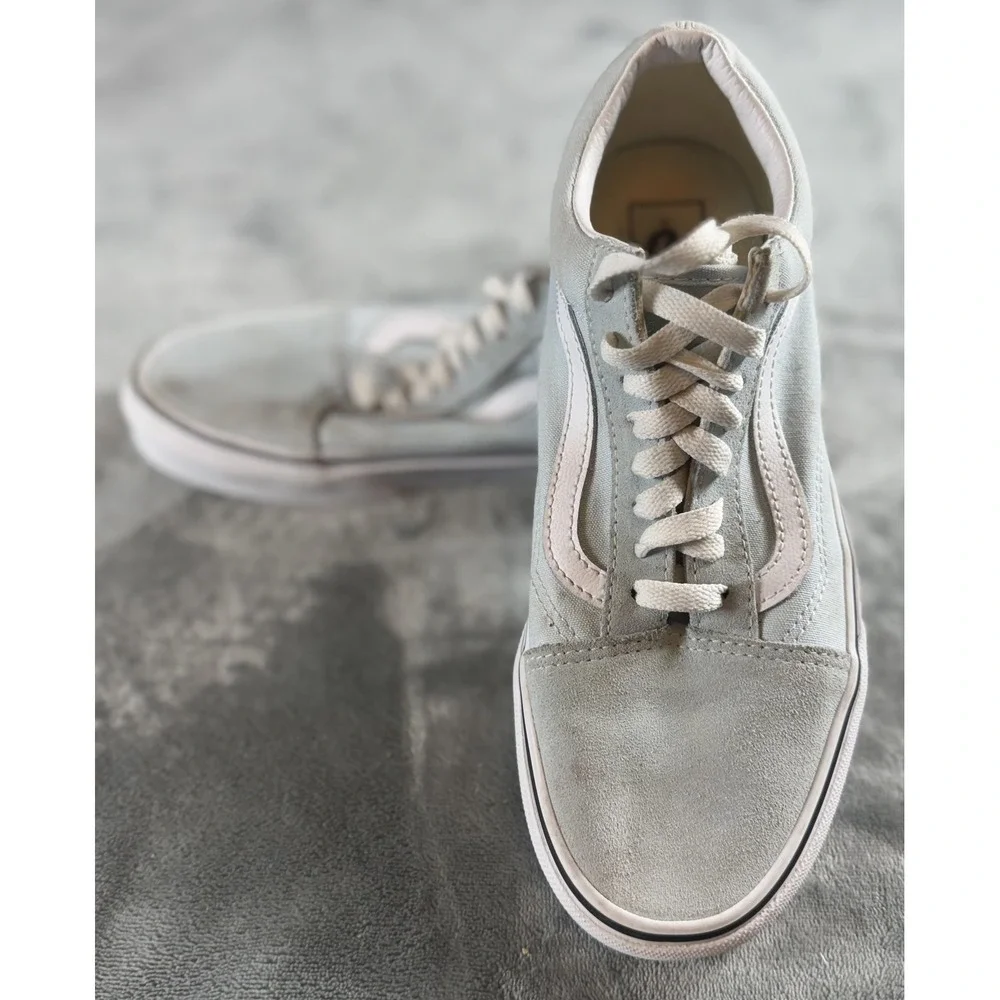 Vans Old Skool Shoes Mens Size 7.5 Womens 9 Suede Skate Sneakers Classic Low Top